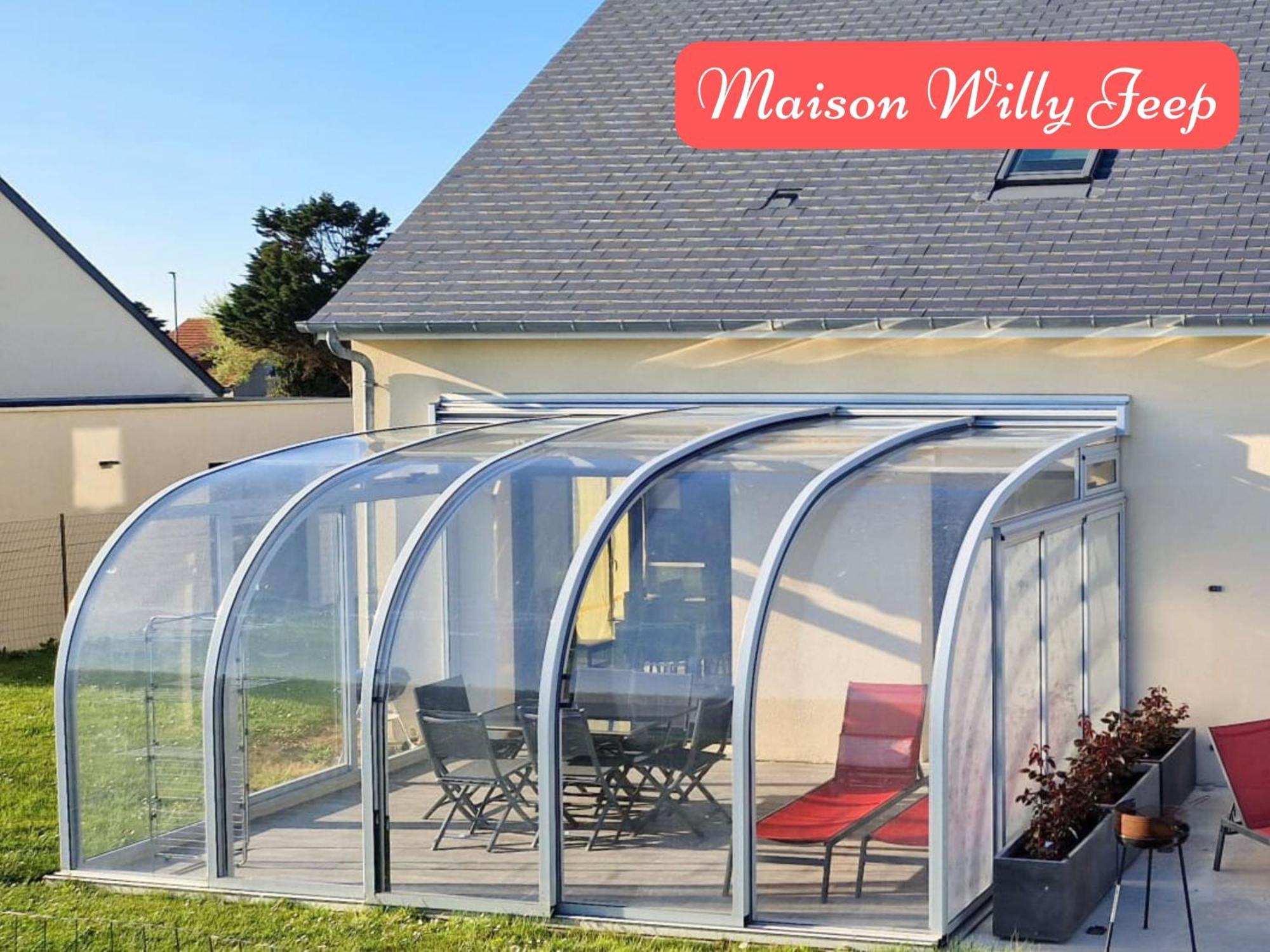 Sherman & Willy Jeep - 2 Maisons De Vacances, 4Min A Pied De La Plage - Parking Prive - Wifi Gratuit - Terrasse - Calme Saint-Côme-de-Fresné Kamer foto